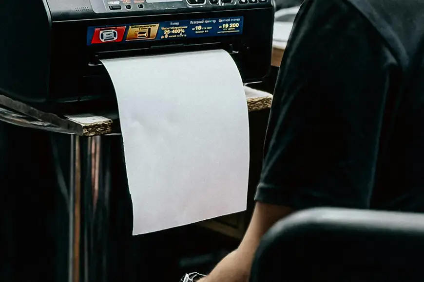 Printer printing blank pages